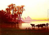 Along The Nile by Charles Theodore Frere
